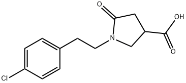 1-(4-CHLOROPHENETHYL)-5-OXO-3-PYRROLIDINECARBOXYLIC ACID