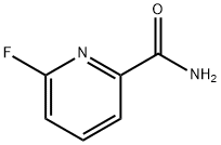 2-フルオロ-6-ピリジンカルボキサミド 化学構造式