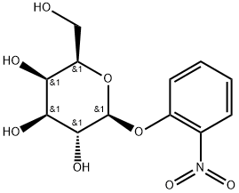 2-Nitrophenyl-beta-D-galactopyranoside Struktur