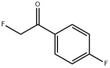 Ethanone, 2-fluoro-1-(4-fluorophenyl)- (9CI) 化学構造式