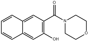 3-(MORPHOLIN-4-YLCARBONYL)-2-NAPHTHOL Structure