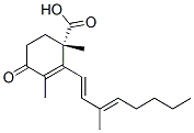 (S)-1,3-Dimethyl-2-[(1E)-3-methyl-1,3-octadienyl]-4-oxo-2-cyclohexene-1-carboxylic acid Structure