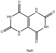 1,5-dihydropyrimido[5,4-d]pyrimidine-2,4,6,8(3H,7H)-tetrone, disodium salt Struktur