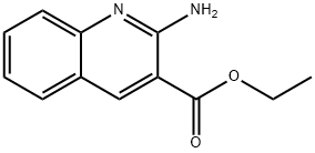 2-アミノ-3-キノリンカルボン酸エチル 化学構造式