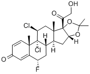 fluclorolone acetonide,3693-39-8,结构式