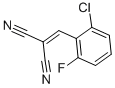 2-CHLORO-6-FLUOROBENZALMALONONITRILE 结构式