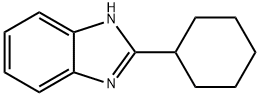2-シクロヘキシル-1H-ベンズイミダゾール 化学構造式