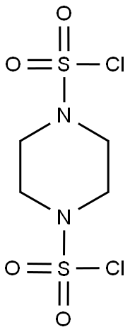 PIPERAZINE-1,4-DISULFONYL DICHLORIDE Struktur
