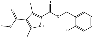 369606-05-3 1H-Pyrrole-2,4-dicarboxylicacid,3,5-dimethyl-,2-[(2-fluorophenyl)methyl]4-methylester(9CI)