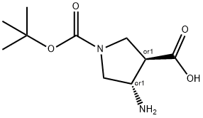TRANS-4-AMINO-1-BOC-PYRROLIDINE-3-CARBOXYLIC ACID

