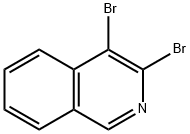 3,4-DIBROMOISOQUINOLINE Structure