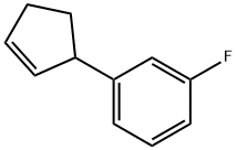 Benzene, 1-(2-cyclopenten-1-yl)-3-fluoro- (9CI) 结构式