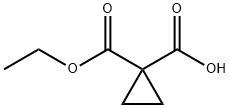 环丙基-1,1-二甲酸单乙酯 结构式