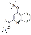4-[(Trimethylsilyl)oxy]-2-quinolinecarboxylic acid trimethylsilyl ester Struktur