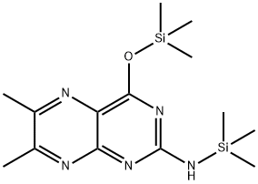6,7-Dimethyl-N-(trimethylsilyl)-4-(trimethylsilyloxy)pteridin-2-amine,36972-94-8,结构式