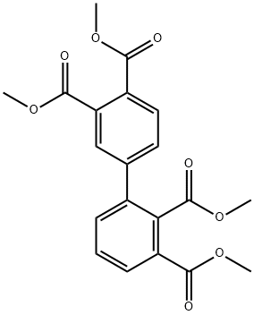 1,1'-联苯]-2,3,3',4'-四羧酸四甲酯 结构式