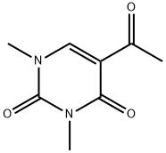 5-acetyl-1,3-dimethyl-2,4(1H,3H)-pyrimidinedione Struktur