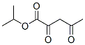 2,4-ジオキソペンタン酸1-メチルエチル 化学構造式