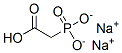 disodium hydrogen phosphonatoacetate Struktur