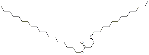 octadecyl 3-(tridecylthio)butyrate Structure