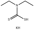 potassium diethyldithiocarbamate Structure