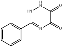3-Phenyl-5,6-dihydroxy-1,2,4-triazine Struktur