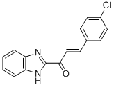 2-Propen-1-one, 1-(1H-benzimidazol-2-yl)-3-(4-chlorophenyl)-|