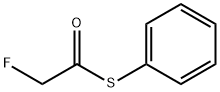 フルオロチオ酢酸S-フェニル 化学構造式