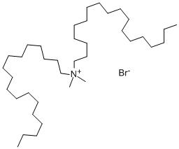 双十八烷基二甲基溴化铵,3700-67-2,结构式