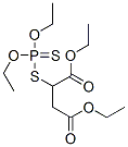 2-[(Diethoxyphosphinothioyl)thio]butanedioic acid diethyl ester Structure