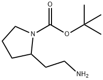 2-(氨基乙基)吡咯烷-1-甲酸叔丁酯,370069-29-7,结构式