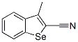 3-Methyl-1-benzoselenophene-2-carbonitrile Struktur