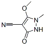 1H-Pyrazole-4-carbonitrile,  2,3-dihydro-5-methoxy-1-methyl-3-oxo- Struktur