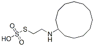 Thiosulfuric acid S-[2-(cyclododecylamino)ethyl] ester 结构式