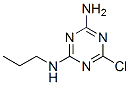 6-Chloro-2-propylamino-4-amino-1,3,5-triazine,37019-16-2,结构式