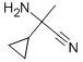 2-AMINO-2-CYCLOPROPYLPROPANENITRILE Structure