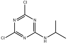 2,4-二氯-6-异丙基氨基-1,3,5-三嗪 结构式