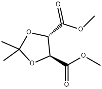 (4S,5S)-2,2-1,3-二氧戊环-4,5-二羧酸二甲酯,37031-30-4,结构式
