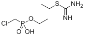 2-Ethyl-2-thiopseudourea O-ethyl-(chloromethyl)phosphite Structure