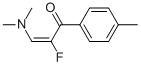 2-Propen-1-one, 3-(dimethylamino)-2-fluoro-1-(4-methylphenyl)- (9CI) Struktur