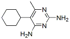 2,4-diamino-5-cyclohexyl-6-methylpyrimidine,37033-21-9,结构式
