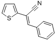 alpha-(Phenylmethylene)-2-thiopheneacetonitrile Structure
