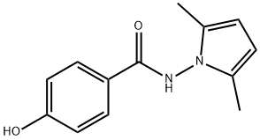 N-(2,5-二甲基-1H-吡咯-1-基)-4-羟基苯甲酰胺 结构式