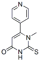 2,3-Dihydro-1-methyl-6-(4-pyridinyl)-2-thioxopyrimidin-4(1H)-one 结构式