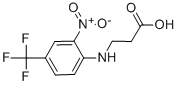 3-[2-NITRO-4-(TRIFLUOROMETHYL)ANILINO]PROPANOIC ACID|3-((2-硝基-4-(三氟甲基)苯基)氨基)丙酸