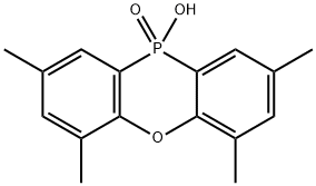 10-Hydroxy-2,4,6,8-tetramethyl-10H-phenoxaphosphine 10-oxide,37041-07-9,结构式