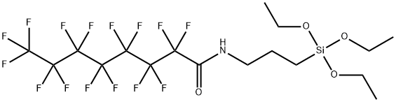 全氟辛酰胺丙基三乙氧基硅烷 结构式