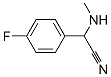 Benzeneacetonitrile, 4-fluoro-alpha-(methylamino)- (9CI),370554-92-0,结构式