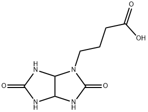 4-(2,5-DIOXO-HEXAHYDRO-IMIDAZO[4,5-D]IMIDAZOL-1-YL)-BUTYRIC ACID Structure