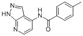 Benzamide, 4-methyl-N-1H-pyrazolo[3,4-b]pyridin-4-yl- (9CI) 结构式